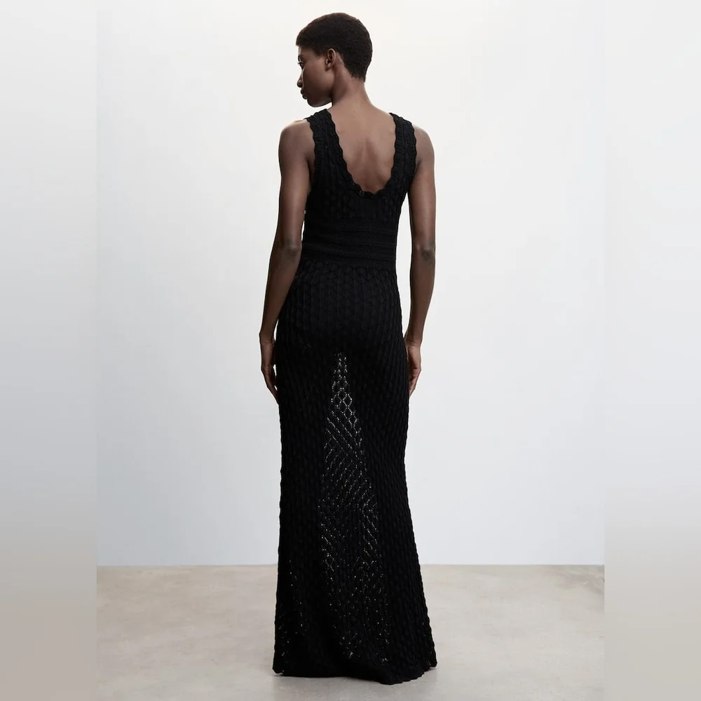 MANGO Openwork dress - Picture 4 of 5